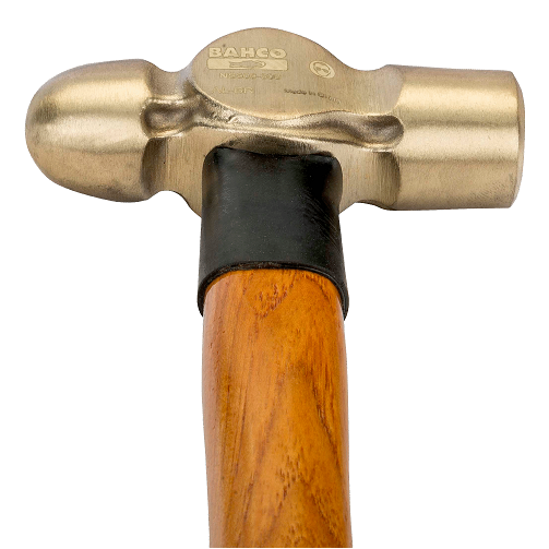 Marteau de serrurier à panne ronde 450 g avec manche en hickory NS506-450 Bahco 0