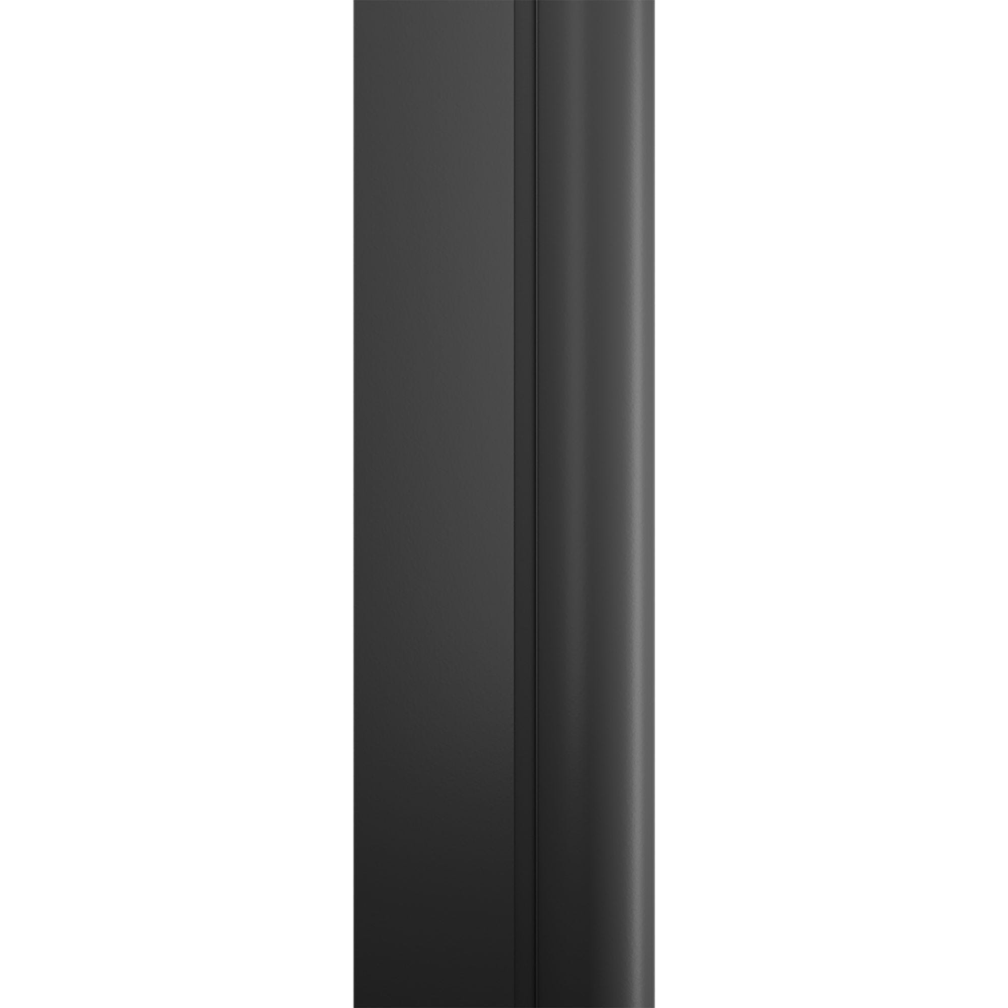 Schulte porte de douche coulissante en niche, 120x200 cm, profilé noir, roulettes en bas, verre 6 mm transparent anticalcaire, style industriel 1