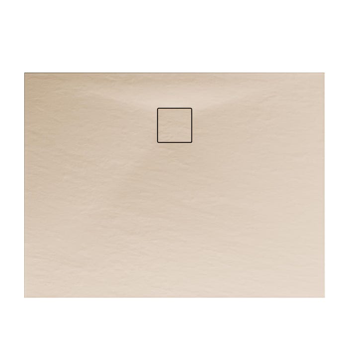 Schulte receveur de douche de plain-pied 100 x 100 cm, résine minérale, carré, sérigraphie sahara, bac à douche 3