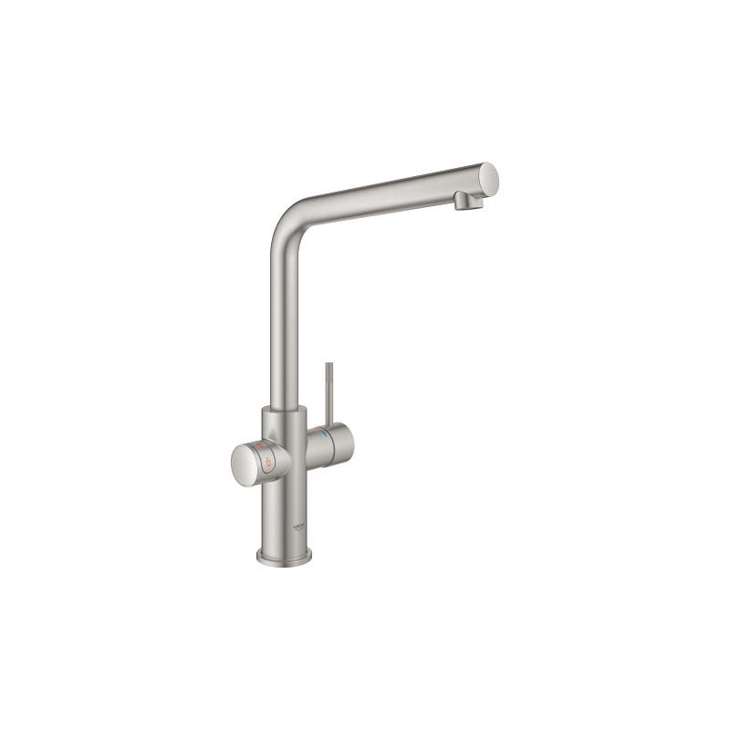 Grohe Red Duo Robinetterie et chauffe-eau taille L, Supersteel (30325DC1) 2