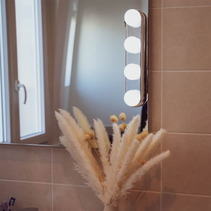 Xanlite - Éclairage de miroir à piles (incluses) - 200 lumens - Blanc neutre - ECM200PW 2
