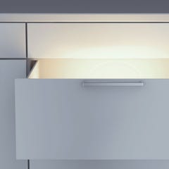 Xanlite - Éclairage de placard et tiroir - Détecteur d'ouverture de porte à piles (incluses) - 80 lumens - Blanc neutre - ECP80DCW 2