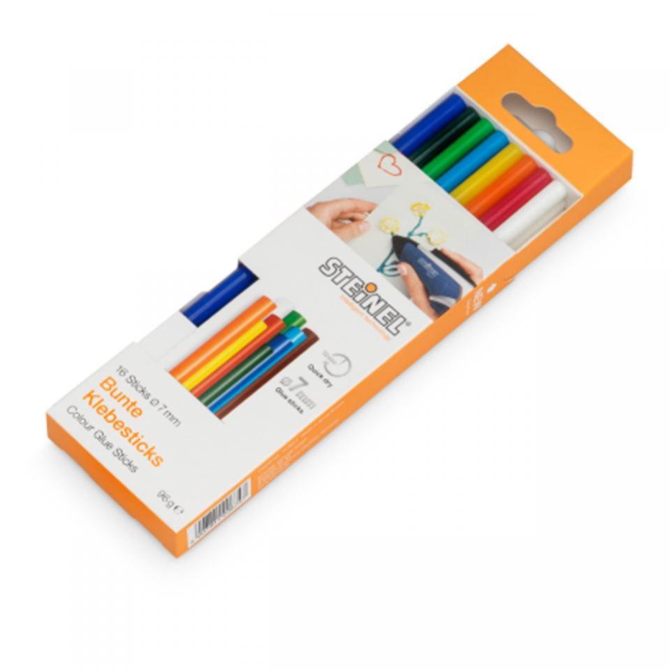 STEINEL Bâtons de colle couleur Ø 7 mm 16 pièces (96 g)