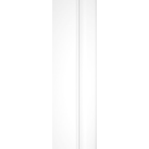 Schulte pare-baignoire rabattable 104 x 130 cm, verre 5 mm, paroi de baignoire mobile 2 volets, écran de baignoire pivotant, profilé blanc 2