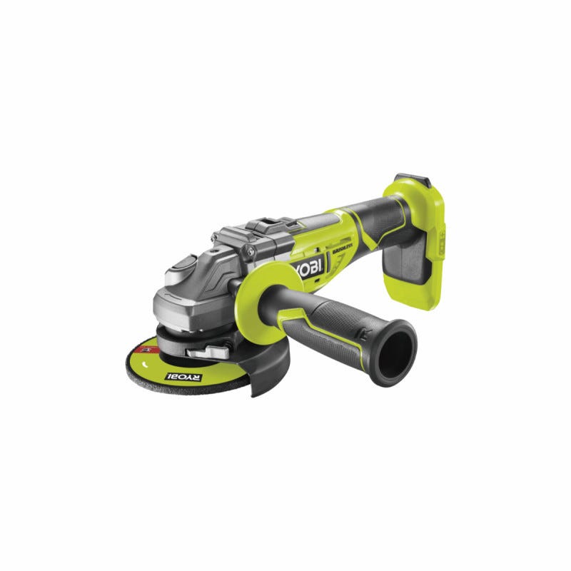 Pack RYOBI Meuleuse d'angle brushless 18V One+ R18AG7-0 - 1 Batterie 2.5Ah - 1 Chargeur rapide - kit 6 disque 125 mm 1