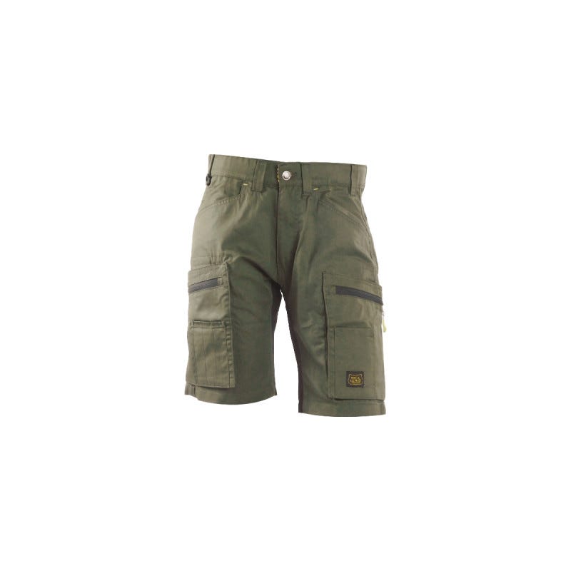 Bermuda normé RICA LEWIS - Homme - Taille 42 - Multi poches - Kaki - MOBISHO 0