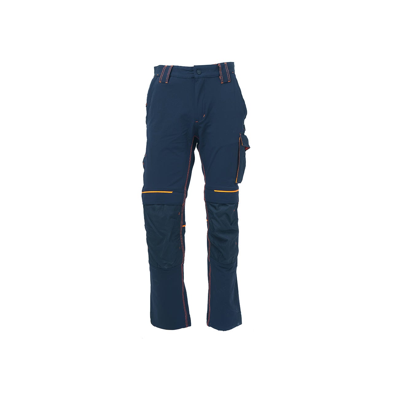 Pantalon de travail Stretch multipoches ATOM - Bleu 5XL 1