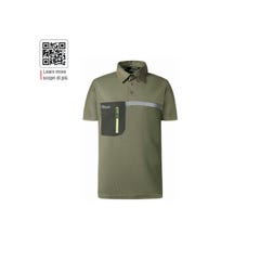 Polo manches courtes LIBRA Burnt Olive | FU249BO - Upower