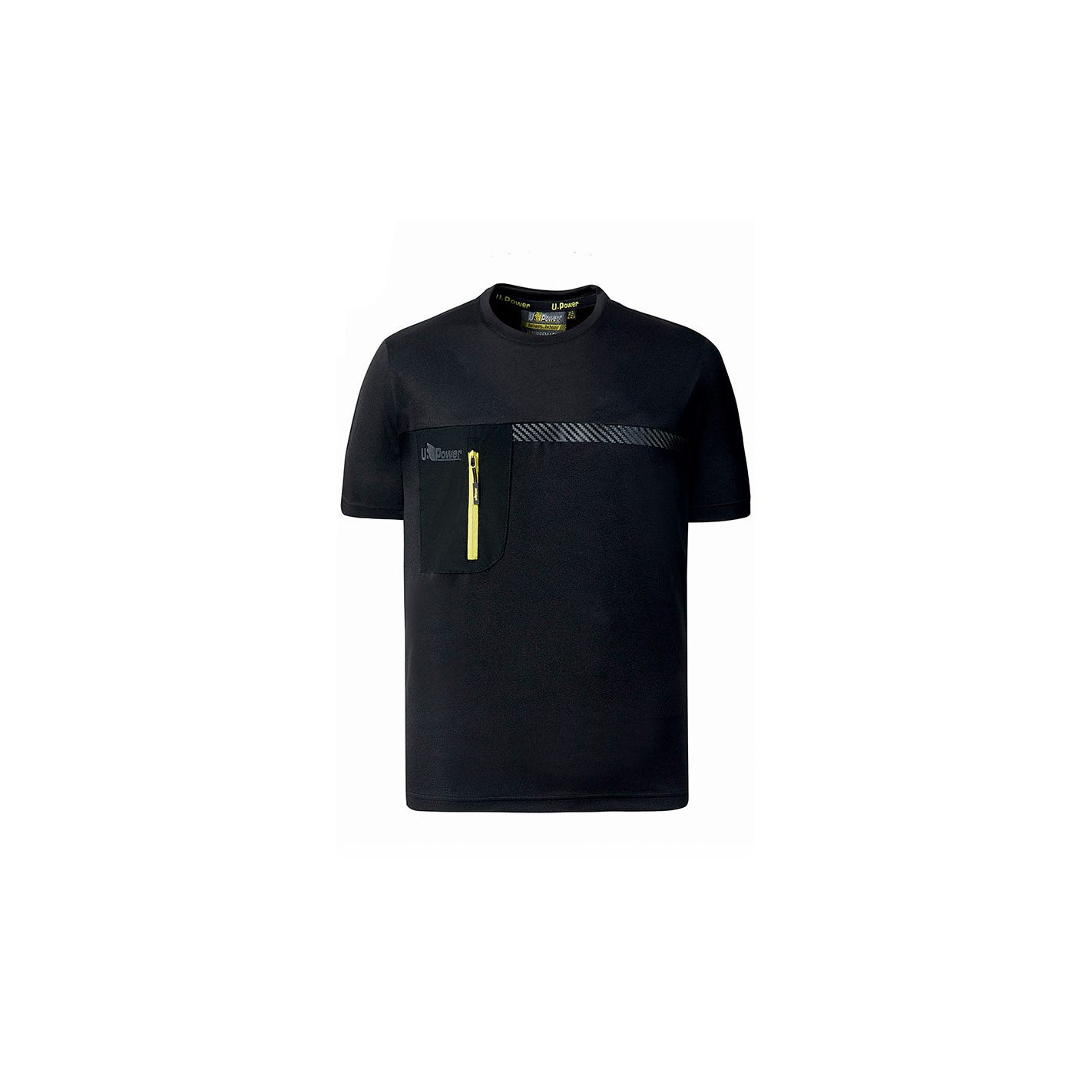 Tee-Shirt de travail CHRISTAL Black Carbon | FU248BC - Upower 0