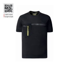Tee-Shirt de travail CHRISTAL Black Carbon | FU248BC - Upower 3