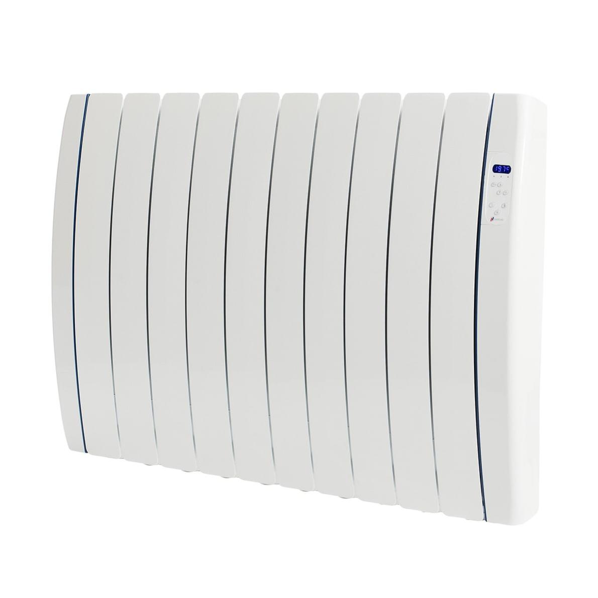 Haverland TT10PLUS | Radiateur Électrique Programmable à Inertie Fluide Caloporteur | 1500W | Design Compact | 10 Éléments | 1-6h/jour | +/- 17-24 m²