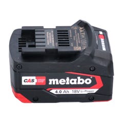 Batterie Li-Power 18V 4,0 Ah avec indicateur de charge - METABO 625027000 3