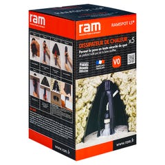 RAM-Lot de 5 Ramspot laine soufflée pour spot encastrable 1
