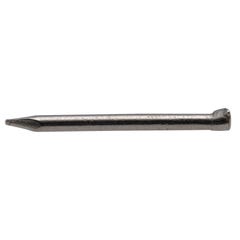 Pointe en acier poli Viswood à tête d'homme 1,3x18 mm (Boite de 80g) 3