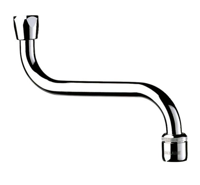 Bec universel horizontal F3/4 L.150 H.130 brise-jet réglable Delabie
