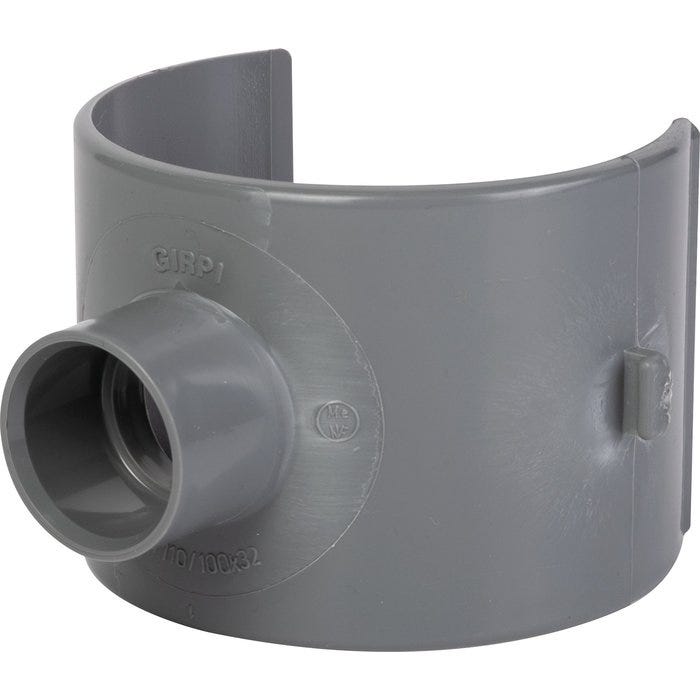 Selle de raccordement PVC gris - Femelle Ø 100 - 32 mm - Girpi 0