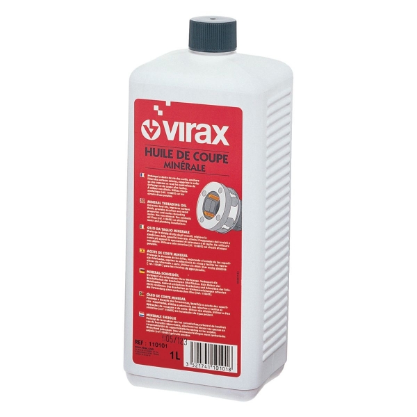 Huile minérale de coupe pour tube acier - 1 L - Virax