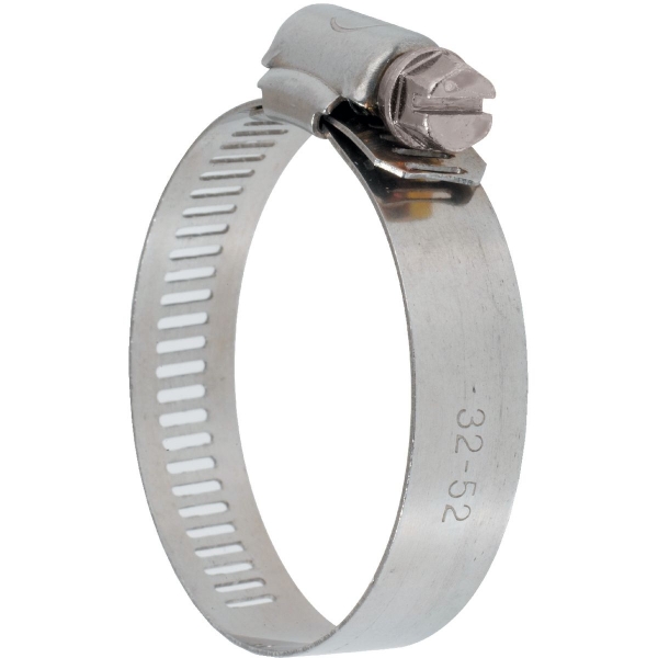 Collier bande perforée W2 inox /acier zingué - 13 mm - Serrage 18 - 28 mm - Boîte de 25 pièces - Ace