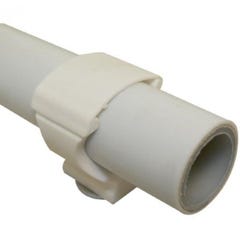 Collier Cheville Nylon Blanc Simple - Tube Ø 20 Mm - Clipéo - Vendu Par 100 - Ram 1