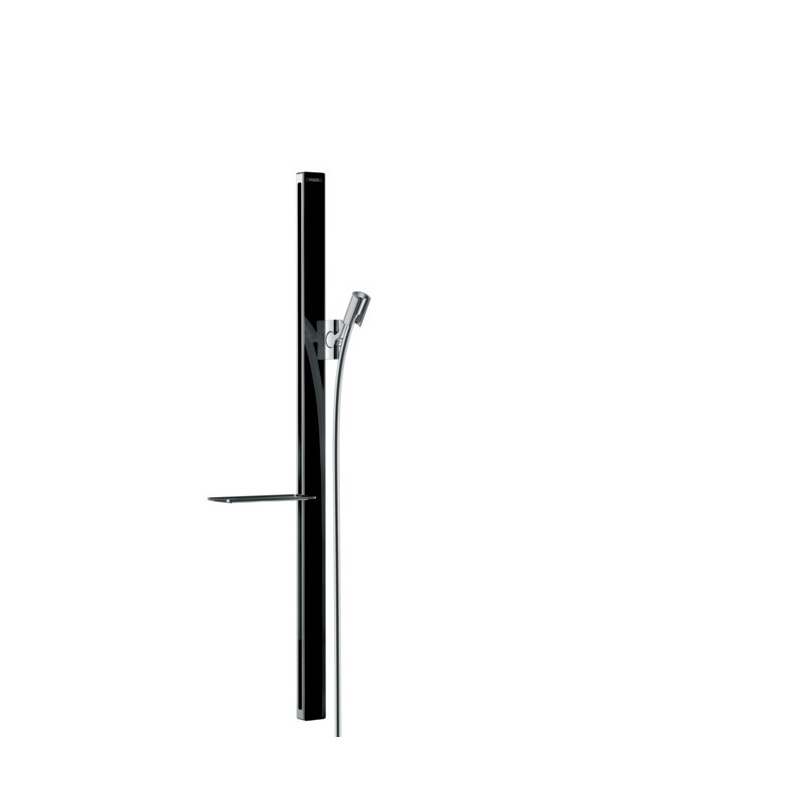 Hansgrohe Unica Barre de douche Unica'E 0,90 m, noir/chromé (27640600)