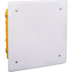 Boîte blanche carrée - 170 mm - Couvercle à vis - Batibox - Legrand 1