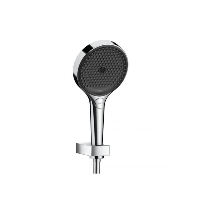 Hansgrohe Rainfinity 130 Ensemble support mural et douchette 3 jets avec flexible de douche 125 cm (26852000)