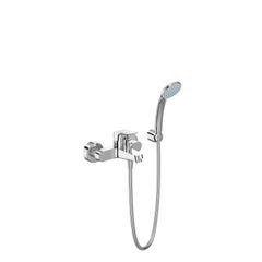 Ideal Standard CERAFLEX Mitigeur bain/douche avec set de bain 80mm 1F, flex 1500mm ( B1722AA) 0