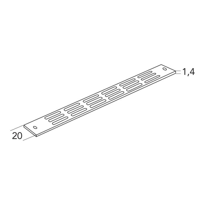 Passage d'air blanc - 23 cm² - 478/2 - Renson 1