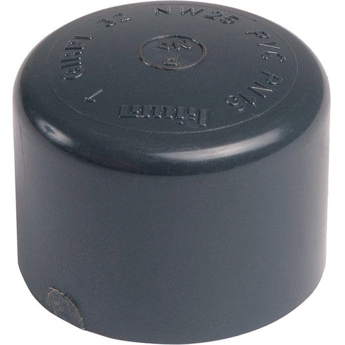 Bouchon PVC pression noir - Ø 32 mm - Girpi 0