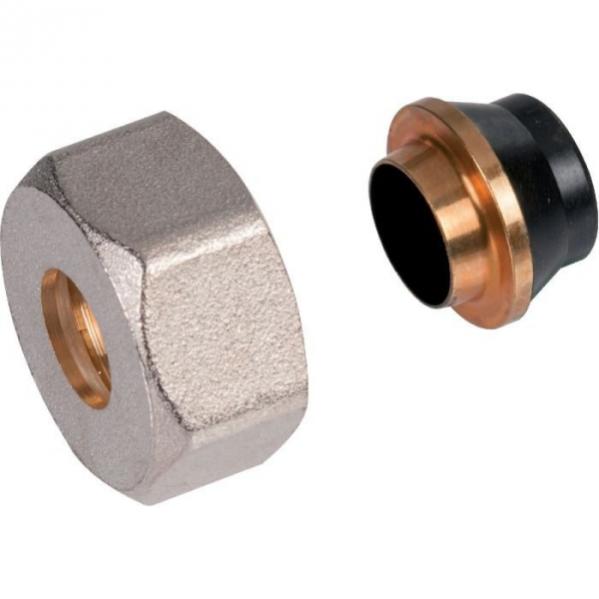 Raccord cuivre droit - Femelle Pas RBM - Ø 16 mm - Tube cuivre recuit - RBM