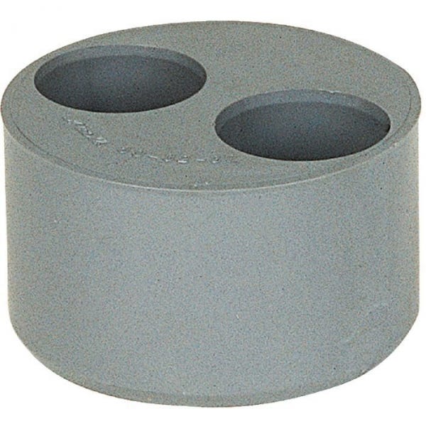 Tampon de réduction PVC gris 2 sortie - Femelle - Ø 100 - 50 - 32 mm - Girpi 0