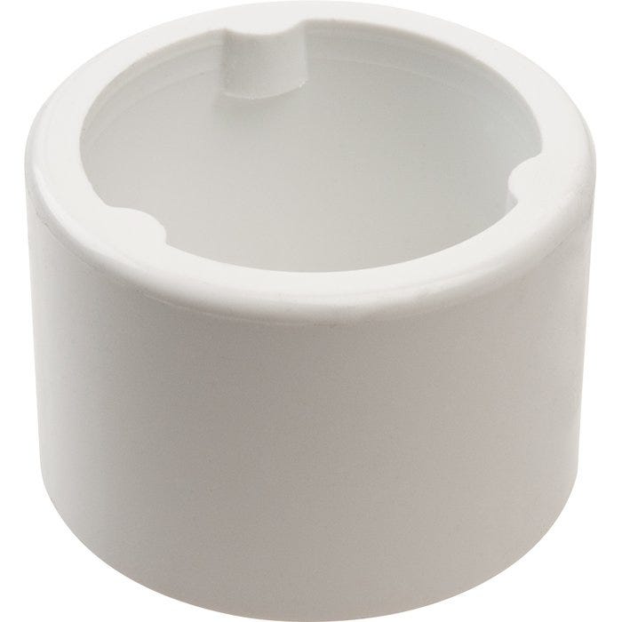 Raccord PVC blanc réduit - Mâle / femelle Ø 50 - 40 mm - Nicoll 0
