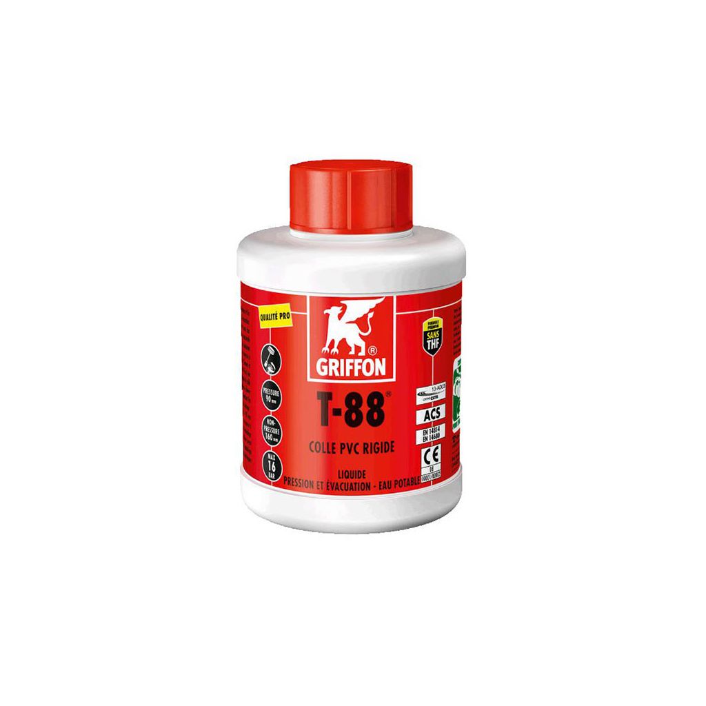 Colle liquide PVC rigide T-88 - Bidon 500ml