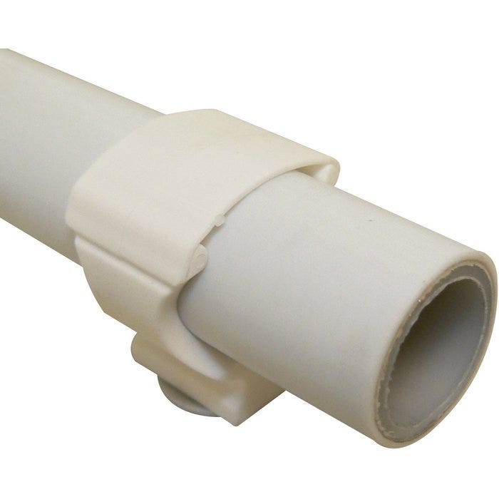 Collier cheville nylon blanc simple - Tube Ø 16 mm - Clipéo - Vendu par 100 - RAM 1