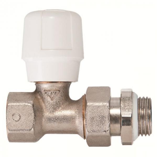 Robinet de radiateur droit à visser - F 1/2' - Simple réglage - RBM