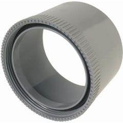 Manchette d'adaptation NICOLL femelle PVC gris - pour bouchon Ø 100 mm - MFA10