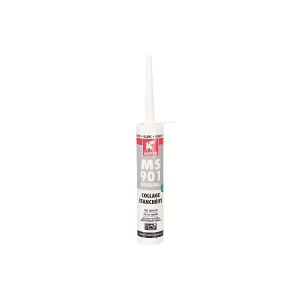 Mastic-colle blanc - 465 g - MS 901 original - Griffon