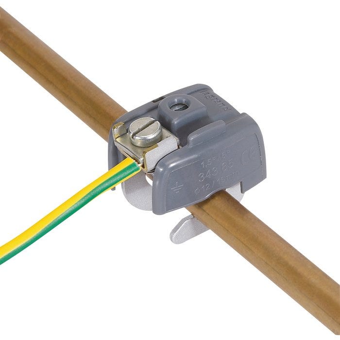 Connecteur de liaison équipotentielle - 16 mm² - Ø 18 à 22 mm - Legrand 2