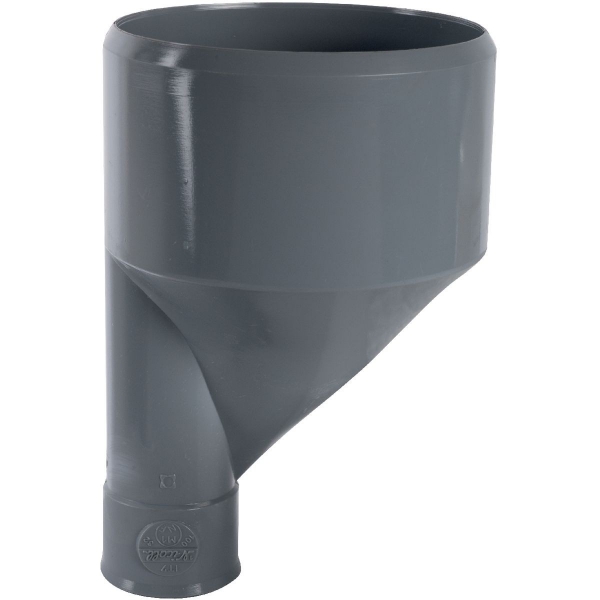 Raccord PVC gris excentré réduit - Mâle / femelle Ø 40 - 32 mm - Girpi