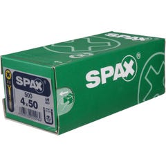 Vis agglo - Spax - Tête fraisée - PZ - Filetage partiel - 5 x 70/42 mm - Boîte de 200 1