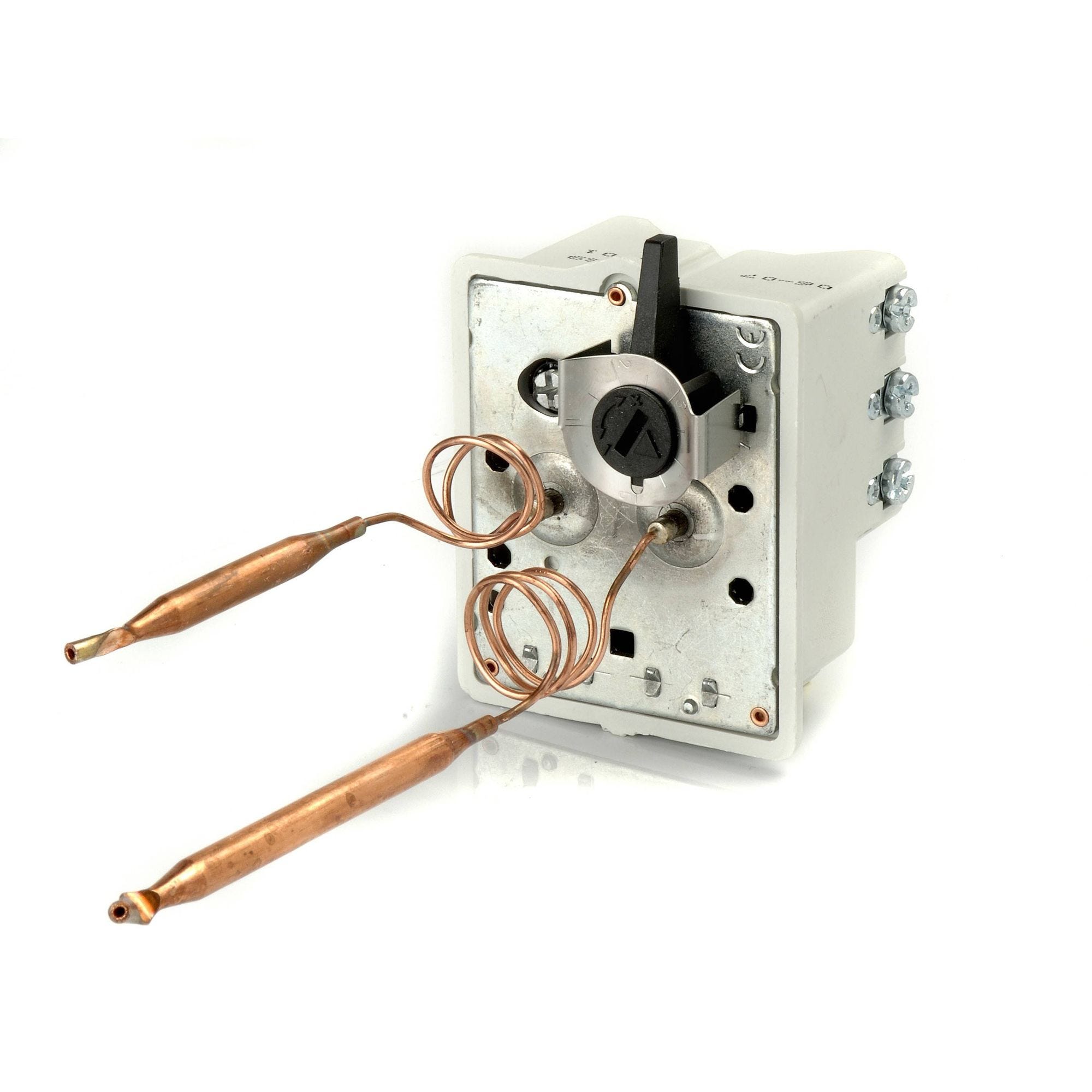 Thermostat chauffe-eau BTS bi-bulbes triphasé L450 + kit de fixation - COTHERM - KBTS900301 0