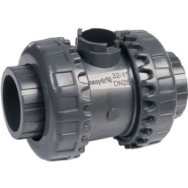 Clapet anti-retour PVC pression noir - Ø 32 mm - Girpi