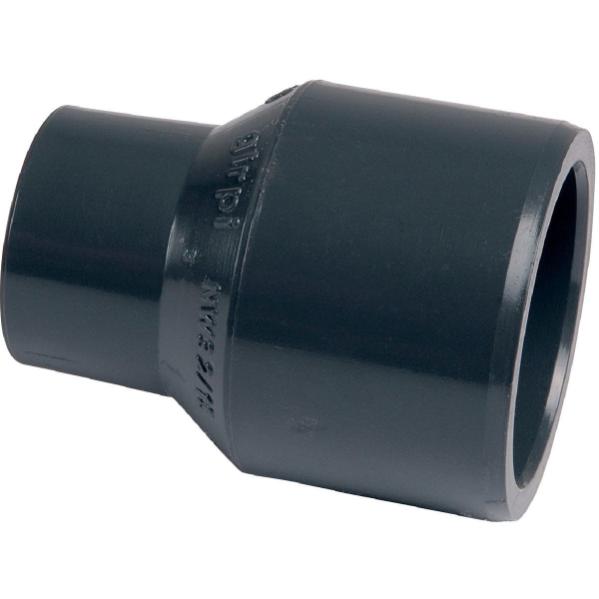 Raccord PVC pression noir réduit - Mâle / femelle Ø 25 - 16 mm - Girpi