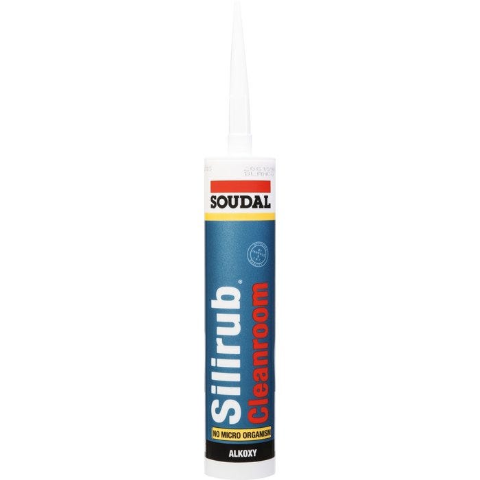 Silicone - Silirub cleanroom - 300 ml - Soudal 2