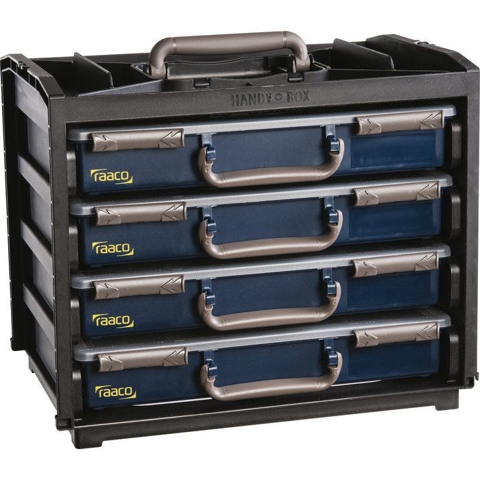 Handybox 55 composé de 4 malettes - Raaco 0