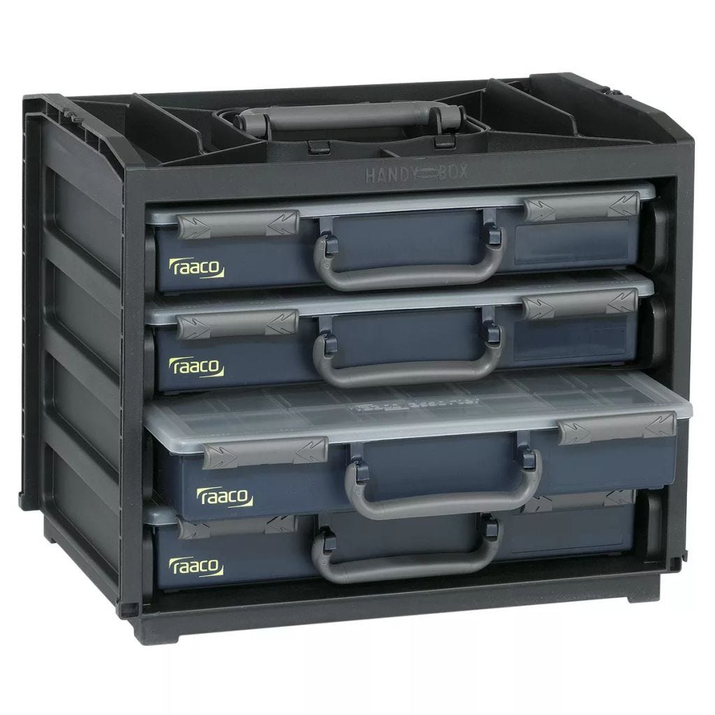 Handybox 55 composé de 4 malettes - Raaco 5