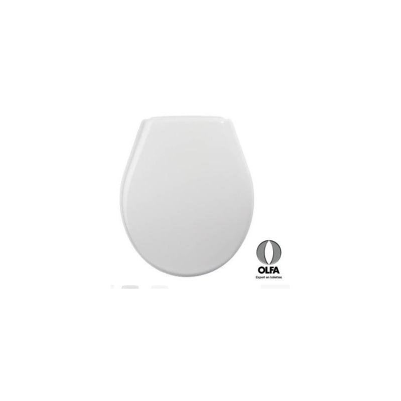 Abattant WC thermosouple LAGUNE double blanc - OLFA - 7LA000101