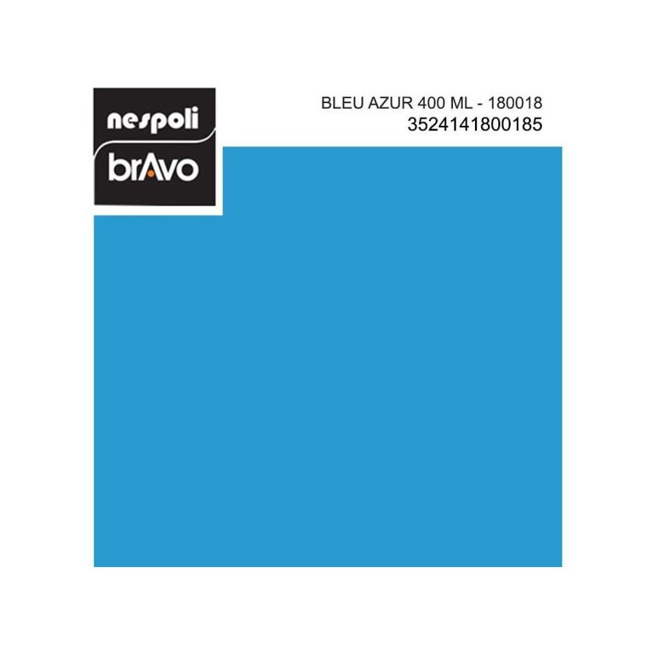 Peinture Aérosol BRAVO NESPOLI - Bleu azur (180018) 0,4 L - Contenance : 0,4 L 1