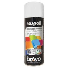 Nespoli Aerosol Peinture Professionnelle Effet Satine Blanc Neige 400ml