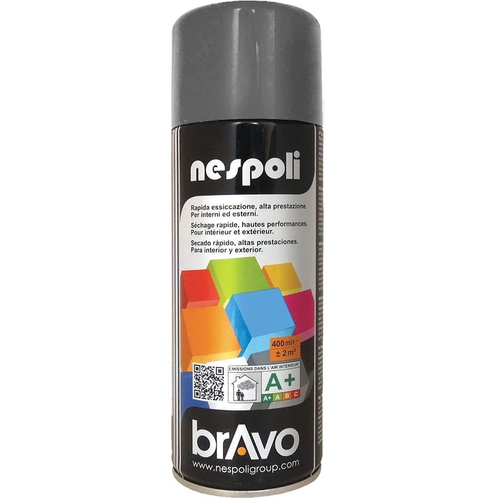 Peinture Aérosol BRAVO NESPOLI - Anthracite RAL 7016 (180060) 0,4 L - Contenance : 0,4 L 0